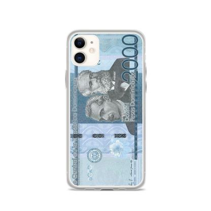 2000 Dominican Pesos iPhone Case  - 2020 - DominicanGirlfriend.com - Frases Dominicanas - República Dominicana Lifestyle Graphic T-Shirts Streetwear & Accessories - New York - Bronx - Washington Heights - Miami - Florida - Boca Chica - USA - Dominican Clothing