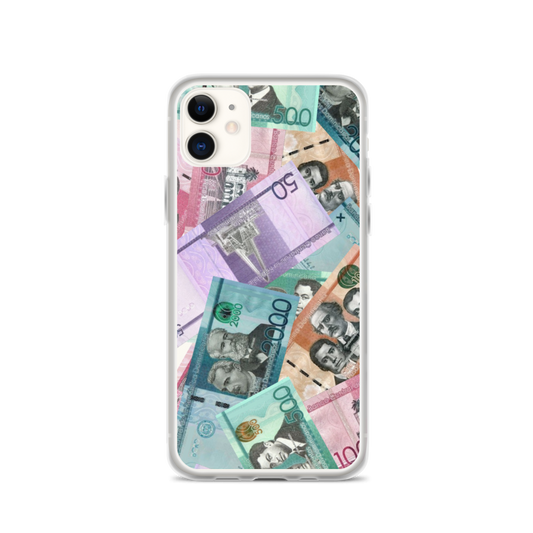 Dominican Pesos iPhone Case  - 2020 - DominicanGirlfriend.com - Frases Dominicanas - República Dominicana Lifestyle Graphic T-Shirts Streetwear & Accessories - New York - Bronx - Washington Heights - Miami - Florida - Boca Chica - USA - Dominican Clothing