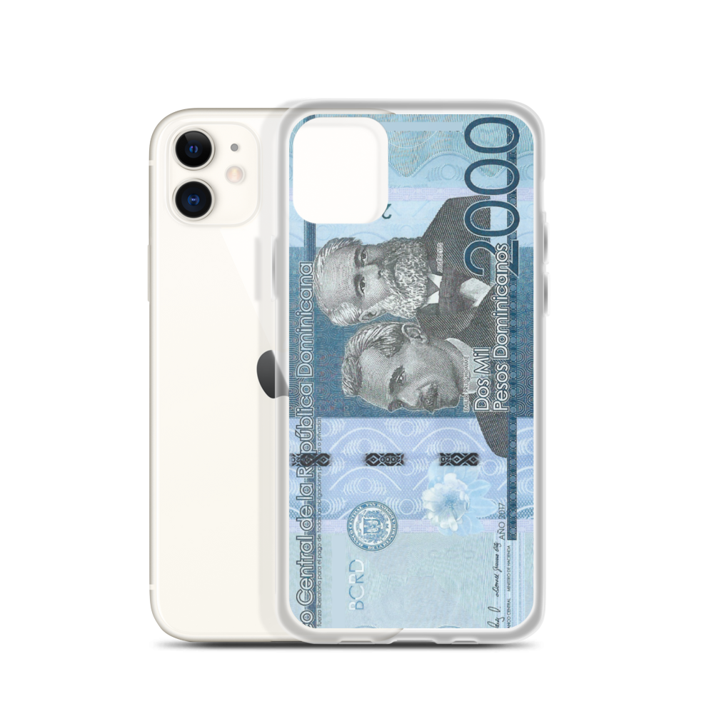 2000 Dominican Pesos iPhone Case  - 2020 - DominicanGirlfriend.com - Frases Dominicanas - República Dominicana Lifestyle Graphic T-Shirts Streetwear & Accessories - New York - Bronx - Washington Heights - Miami - Florida - Boca Chica - USA - Dominican Clothing