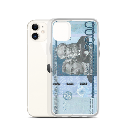 2000 Dominican Pesos iPhone Case  - 2020 - DominicanGirlfriend.com - Frases Dominicanas - República Dominicana Lifestyle Graphic T-Shirts Streetwear & Accessories - New York - Bronx - Washington Heights - Miami - Florida - Boca Chica - USA - Dominican Clothing