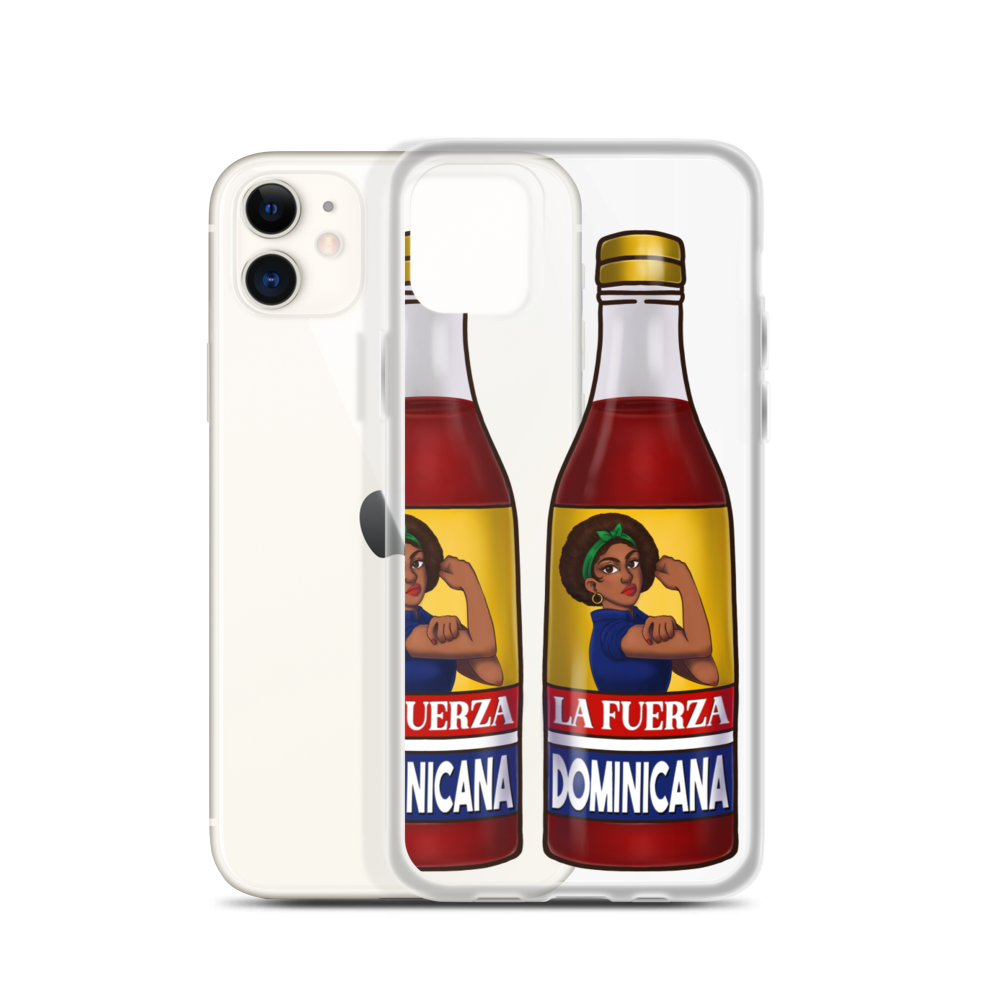 La Fuerza Dominicana iPhone Case  - 2020 - DominicanGirlfriend.com - Frases Dominicanas - República Dominicana Lifestyle Graphic T-Shirts Streetwear & Accessories - New York - Bronx - Washington Heights - Miami - Florida - Boca Chica - USA - Dominican Clothing