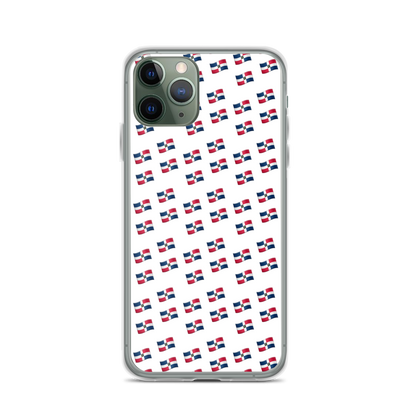 All-Over Emoji República Dominicana Flag iPhone Case  - 2020 - DominicanGirlfriend.com - Frases Dominicanas - República Dominicana Lifestyle Graphic T-Shirts Streetwear & Accessories - New York - Bronx - Washington Heights - Miami - Florida - Boca Chica - USA - Dominican Clothing