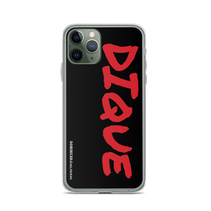 Dique iPhone Case  - 2020 - DominicanGirlfriend.com - Frases Dominicanas - República Dominicana Lifestyle Graphic T-Shirts Streetwear & Accessories - New York - Bronx - Washington Heights - Miami - Florida - Boca Chica - USA - Dominican Clothing