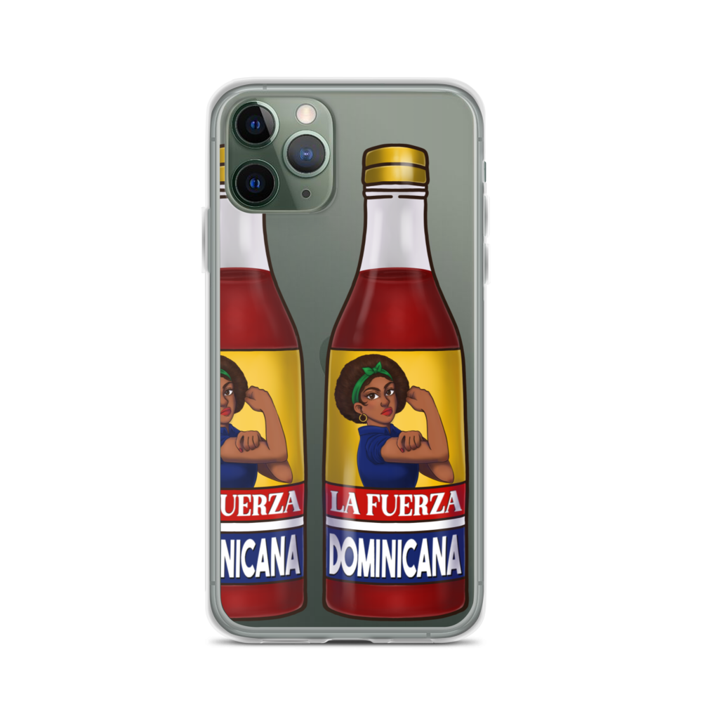 La Fuerza Dominicana iPhone Case  - 2020 - DominicanGirlfriend.com - Frases Dominicanas - República Dominicana Lifestyle Graphic T-Shirts Streetwear & Accessories - New York - Bronx - Washington Heights - Miami - Florida - Boca Chica - USA - Dominican Clothing
