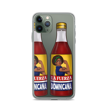 La Fuerza Dominicana iPhone Case  - 2020 - DominicanGirlfriend.com - Frases Dominicanas - República Dominicana Lifestyle Graphic T-Shirts Streetwear & Accessories - New York - Bronx - Washington Heights - Miami - Florida - Boca Chica - USA - Dominican Clothing