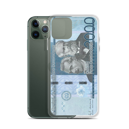 2000 Dominican Pesos iPhone Case  - 2020 - DominicanGirlfriend.com - Frases Dominicanas - República Dominicana Lifestyle Graphic T-Shirts Streetwear & Accessories - New York - Bronx - Washington Heights - Miami - Florida - Boca Chica - USA - Dominican Clothing