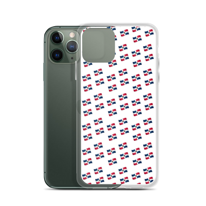 All-Over Emoji República Dominicana Flag iPhone Case  - 2020 - DominicanGirlfriend.com - Frases Dominicanas - República Dominicana Lifestyle Graphic T-Shirts Streetwear & Accessories - New York - Bronx - Washington Heights - Miami - Florida - Boca Chica - USA - Dominican Clothing