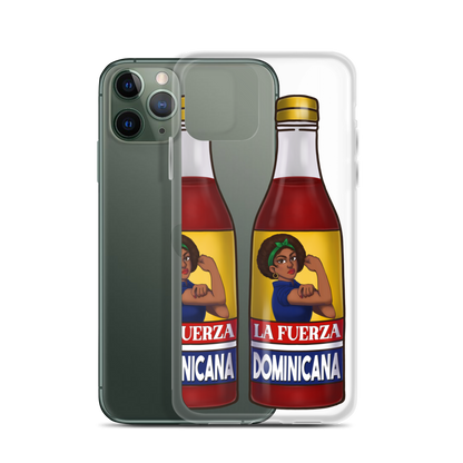 La Fuerza Dominicana iPhone Case  - 2020 - DominicanGirlfriend.com - Frases Dominicanas - República Dominicana Lifestyle Graphic T-Shirts Streetwear & Accessories - New York - Bronx - Washington Heights - Miami - Florida - Boca Chica - USA - Dominican Clothing