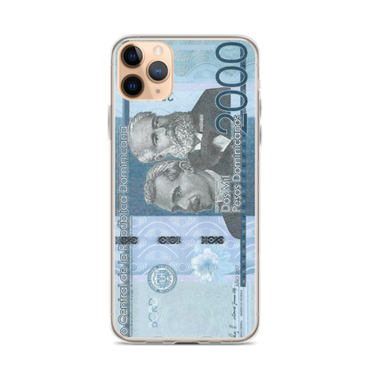 2000 Dominican Pesos iPhone Case  - 2020 - DominicanGirlfriend.com - Frases Dominicanas - República Dominicana Lifestyle Graphic T-Shirts Streetwear & Accessories - New York - Bronx - Washington Heights - Miami - Florida - Boca Chica - USA - Dominican Clothing