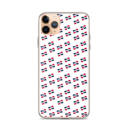 All-Over Emoji República Dominicana Flag iPhone Case  - 2020 - DominicanGirlfriend.com - Frases Dominicanas - República Dominicana Lifestyle Graphic T-Shirts Streetwear & Accessories - New York - Bronx - Washington Heights - Miami - Florida - Boca Chica - USA - Dominican Clothing