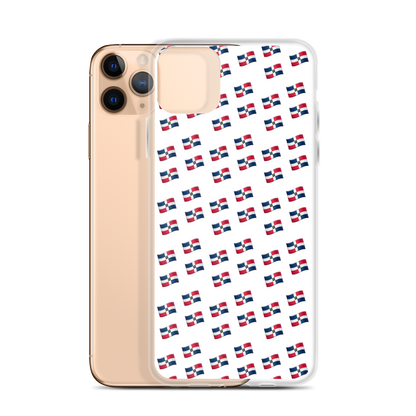 All-Over Emoji República Dominicana Flag iPhone Case  - 2020 - DominicanGirlfriend.com - Frases Dominicanas - República Dominicana Lifestyle Graphic T-Shirts Streetwear & Accessories - New York - Bronx - Washington Heights - Miami - Florida - Boca Chica - USA - Dominican Clothing
