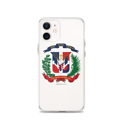 Escudo de la República Dominicana iPhone Case  - 2020 - DominicanGirlfriend.com - Frases Dominicanas - República Dominicana Lifestyle Graphic T-Shirts Streetwear & Accessories - New York - Bronx - Washington Heights - Miami - Florida - Boca Chica - USA - Dominican Clothing