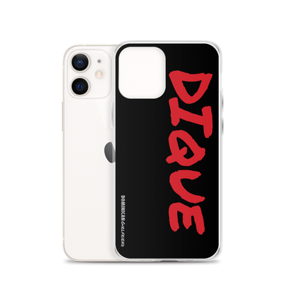 Dique iPhone Case  - 2020 - DominicanGirlfriend.com - Frases Dominicanas - República Dominicana Lifestyle Graphic T-Shirts Streetwear & Accessories - New York - Bronx - Washington Heights - Miami - Florida - Boca Chica - USA - Dominican Clothing