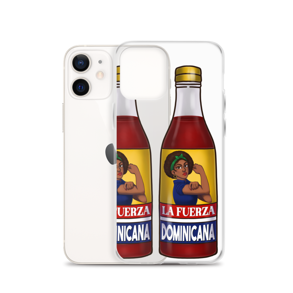 La Fuerza Dominicana iPhone Case  - 2020 - DominicanGirlfriend.com - Frases Dominicanas - República Dominicana Lifestyle Graphic T-Shirts Streetwear & Accessories - New York - Bronx - Washington Heights - Miami - Florida - Boca Chica - USA - Dominican Clothing