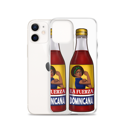 La Fuerza Dominicana iPhone Case  - 2020 - DominicanGirlfriend.com - Frases Dominicanas - República Dominicana Lifestyle Graphic T-Shirts Streetwear & Accessories - New York - Bronx - Washington Heights - Miami - Florida - Boca Chica - USA - Dominican Clothing