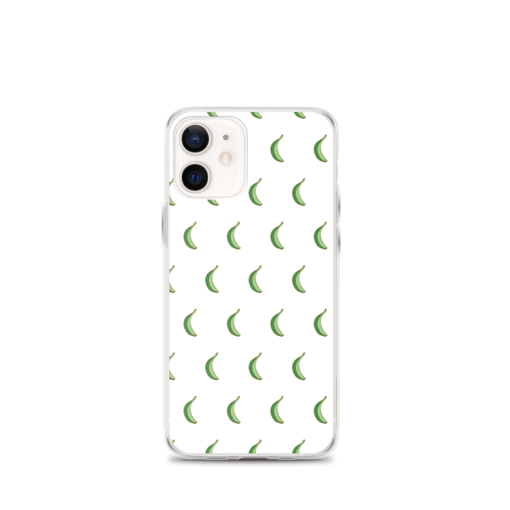 Platano All-Over iPhone Case (White)  - 2020 - DominicanGirlfriend.com - Frases Dominicanas - República Dominicana Lifestyle Graphic T-Shirts Streetwear & Accessories - New York - Bronx - Washington Heights - Miami - Florida - Boca Chica - USA - Dominican Clothing