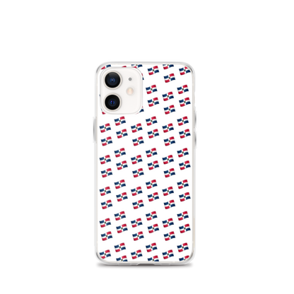 All-Over Emoji República Dominicana Flag iPhone Case  - 2020 - DominicanGirlfriend.com - Frases Dominicanas - República Dominicana Lifestyle Graphic T-Shirts Streetwear & Accessories - New York - Bronx - Washington Heights - Miami - Florida - Boca Chica - USA - Dominican Clothing