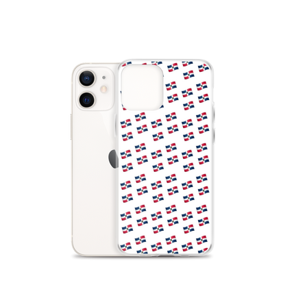 All-Over Emoji República Dominicana Flag iPhone Case  - 2020 - DominicanGirlfriend.com - Frases Dominicanas - República Dominicana Lifestyle Graphic T-Shirts Streetwear & Accessories - New York - Bronx - Washington Heights - Miami - Florida - Boca Chica - USA - Dominican Clothing