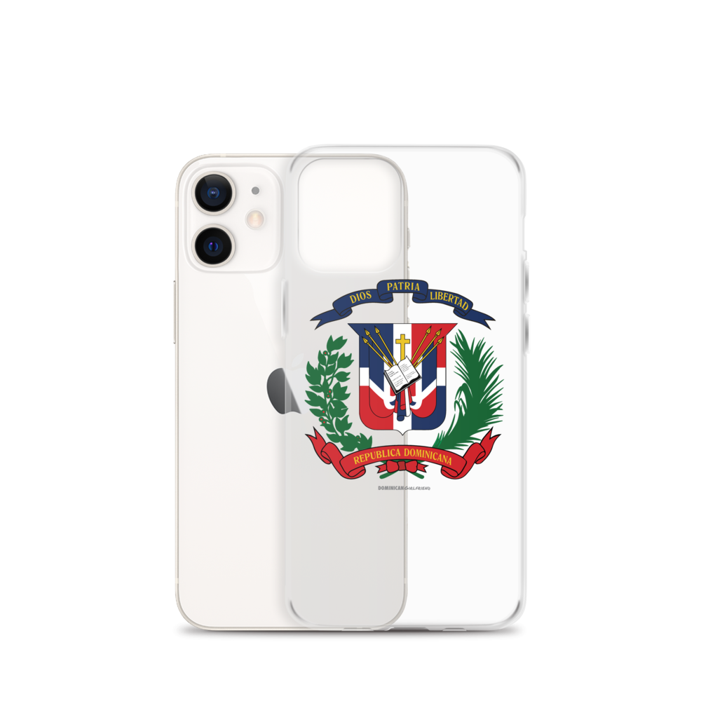 Escudo de la República Dominicana iPhone Case  - 2020 - DominicanGirlfriend.com - Frases Dominicanas - República Dominicana Lifestyle Graphic T-Shirts Streetwear & Accessories - New York - Bronx - Washington Heights - Miami - Florida - Boca Chica - USA - Dominican Clothing
