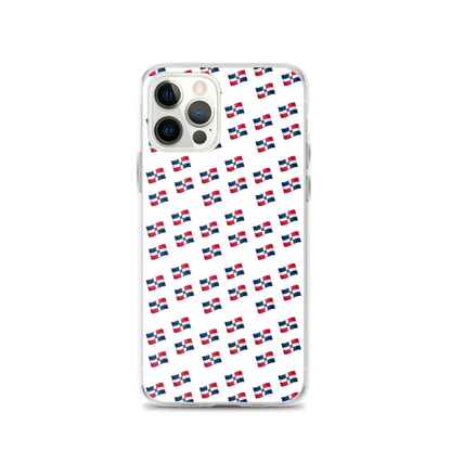 All-Over Emoji República Dominicana Flag iPhone Case  - 2020 - DominicanGirlfriend.com - Frases Dominicanas - República Dominicana Lifestyle Graphic T-Shirts Streetwear & Accessories - New York - Bronx - Washington Heights - Miami - Florida - Boca Chica - USA - Dominican Clothing