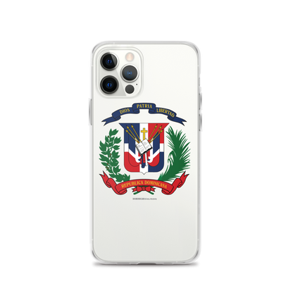 Escudo de la República Dominicana iPhone Case  - 2020 - DominicanGirlfriend.com - Frases Dominicanas - República Dominicana Lifestyle Graphic T-Shirts Streetwear & Accessories - New York - Bronx - Washington Heights - Miami - Florida - Boca Chica - USA - Dominican Clothing