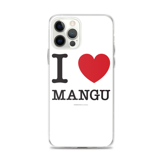 I Love Mangu iPhone Case  - 2020 - DominicanGirlfriend.com - Frases Dominicanas - República Dominicana Lifestyle Graphic T-Shirts Streetwear & Accessories - New York - Bronx - Washington Heights - Miami - Florida - Boca Chica - USA - Dominican Clothing