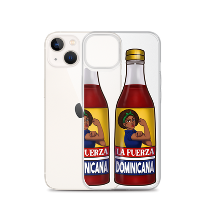 La Fuerza Dominicana iPhone Case  - 2020 - DominicanGirlfriend.com - Frases Dominicanas - República Dominicana Lifestyle Graphic T-Shirts Streetwear & Accessories - New York - Bronx - Washington Heights - Miami - Florida - Boca Chica - USA - Dominican Clothing