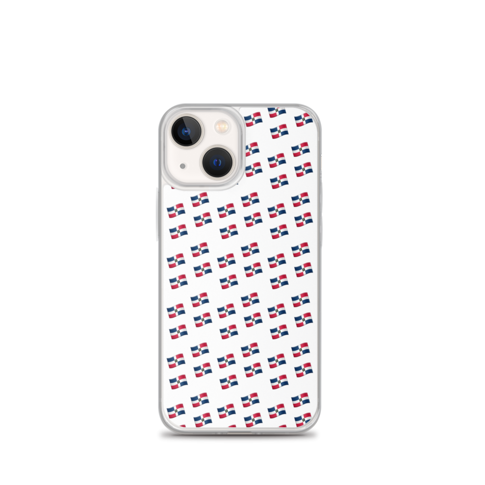 All-Over Emoji República Dominicana Flag iPhone Case  - 2020 - DominicanGirlfriend.com - Frases Dominicanas - República Dominicana Lifestyle Graphic T-Shirts Streetwear & Accessories - New York - Bronx - Washington Heights - Miami - Florida - Boca Chica - USA - Dominican Clothing