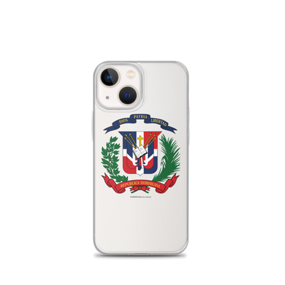 Escudo de la República Dominicana iPhone Case  - 2020 - DominicanGirlfriend.com - Frases Dominicanas - República Dominicana Lifestyle Graphic T-Shirts Streetwear & Accessories - New York - Bronx - Washington Heights - Miami - Florida - Boca Chica - USA - Dominican Clothing