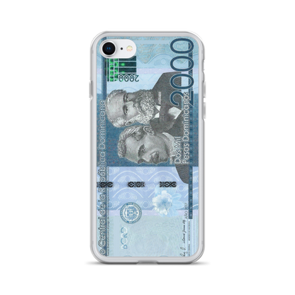 2000 Dominican Pesos iPhone Case  - 2020 - DominicanGirlfriend.com - Frases Dominicanas - República Dominicana Lifestyle Graphic T-Shirts Streetwear & Accessories - New York - Bronx - Washington Heights - Miami - Florida - Boca Chica - USA - Dominican Clothing