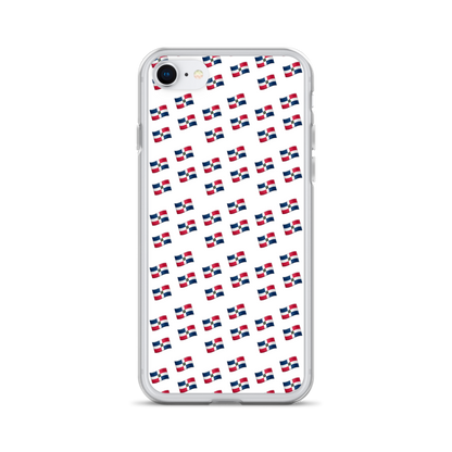 All-Over Emoji República Dominicana Flag iPhone Case  - 2020 - DominicanGirlfriend.com - Frases Dominicanas - República Dominicana Lifestyle Graphic T-Shirts Streetwear & Accessories - New York - Bronx - Washington Heights - Miami - Florida - Boca Chica - USA - Dominican Clothing