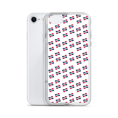 All-Over Emoji República Dominicana Flag iPhone Case  - 2020 - DominicanGirlfriend.com - Frases Dominicanas - República Dominicana Lifestyle Graphic T-Shirts Streetwear & Accessories - New York - Bronx - Washington Heights - Miami - Florida - Boca Chica - USA - Dominican Clothing