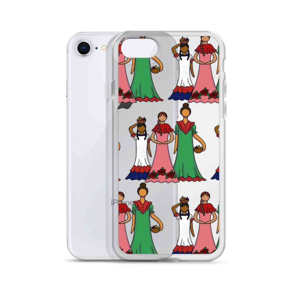 Dominican Faceless Dolls iPhone Case  - 2020 - DominicanGirlfriend.com - Frases Dominicanas - República Dominicana Lifestyle Graphic T-Shirts Streetwear & Accessories - New York - Bronx - Washington Heights - Miami - Florida - Boca Chica - USA - Dominican Clothing