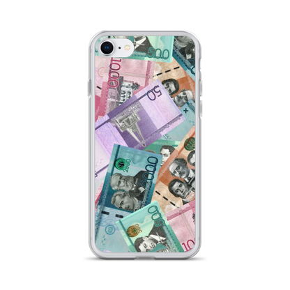 Dominican Pesos iPhone Case  - 2020 - DominicanGirlfriend.com - Frases Dominicanas - República Dominicana Lifestyle Graphic T-Shirts Streetwear & Accessories - New York - Bronx - Washington Heights - Miami - Florida - Boca Chica - USA - Dominican Clothing