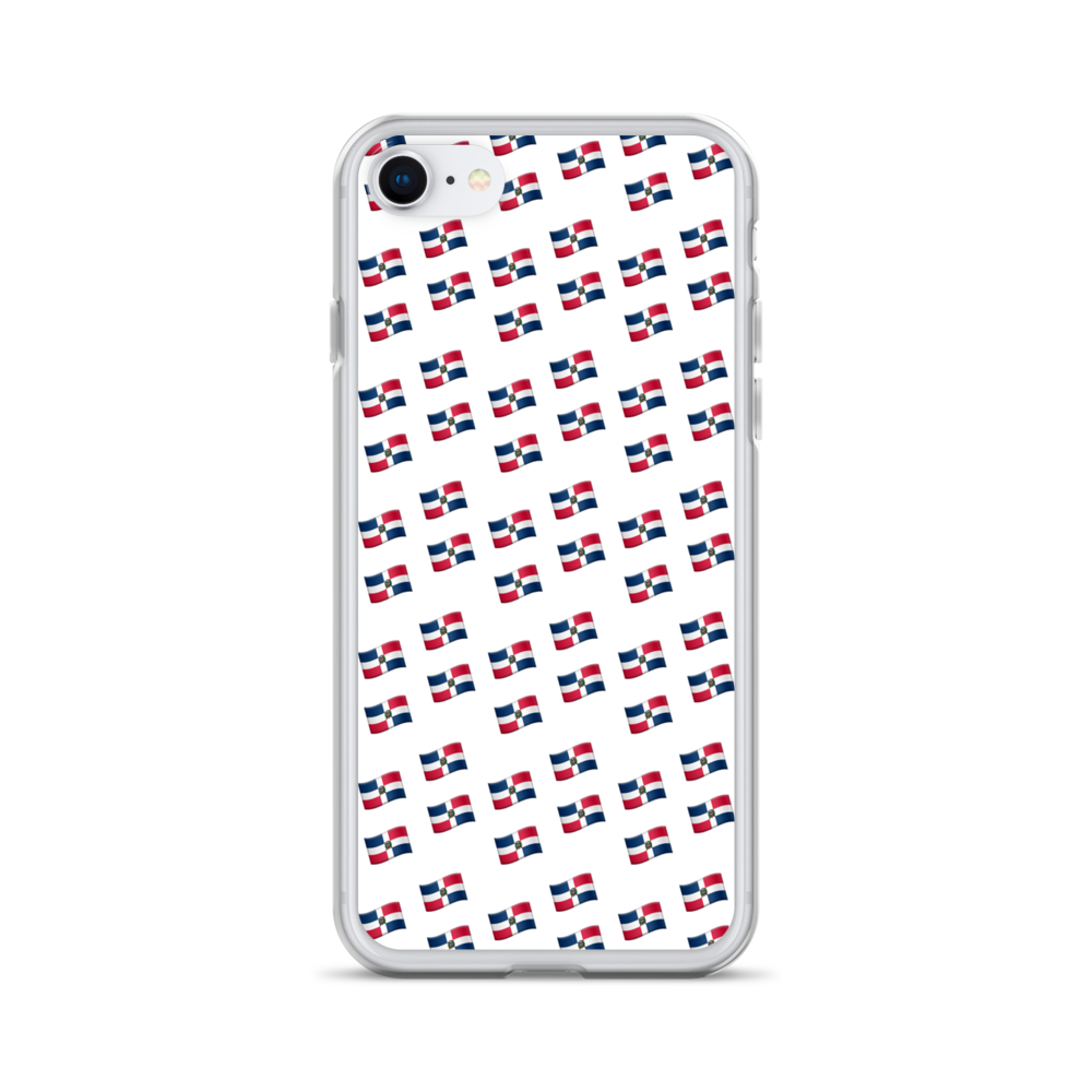 All-Over Emoji República Dominicana Flag iPhone Case  - 2020 - DominicanGirlfriend.com - Frases Dominicanas - República Dominicana Lifestyle Graphic T-Shirts Streetwear & Accessories - New York - Bronx - Washington Heights - Miami - Florida - Boca Chica - USA - Dominican Clothing