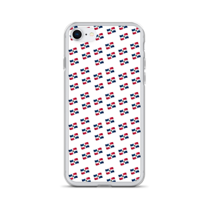 All-Over Emoji República Dominicana Flag iPhone Case  - 2020 - DominicanGirlfriend.com - Frases Dominicanas - República Dominicana Lifestyle Graphic T-Shirts Streetwear & Accessories - New York - Bronx - Washington Heights - Miami - Florida - Boca Chica - USA - Dominican Clothing