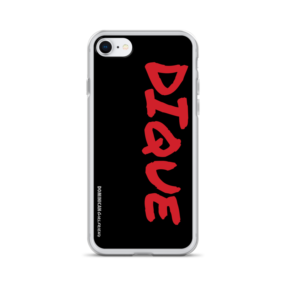 Dique iPhone Case  - 2020 - DominicanGirlfriend.com - Frases Dominicanas - República Dominicana Lifestyle Graphic T-Shirts Streetwear & Accessories - New York - Bronx - Washington Heights - Miami - Florida - Boca Chica - USA - Dominican Clothing