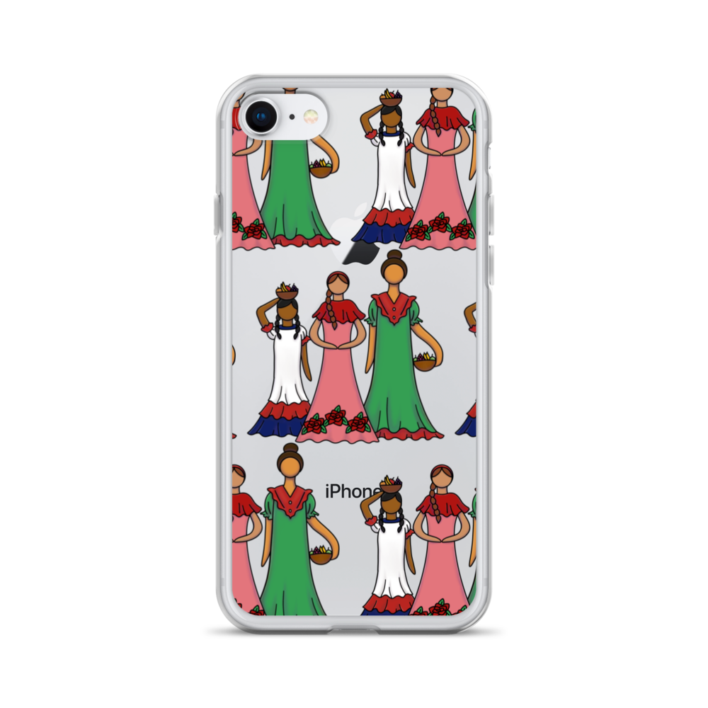 Dominican Faceless Dolls iPhone Case  - 2020 - DominicanGirlfriend.com - Frases Dominicanas - República Dominicana Lifestyle Graphic T-Shirts Streetwear & Accessories - New York - Bronx - Washington Heights - Miami - Florida - Boca Chica - USA - Dominican Clothing