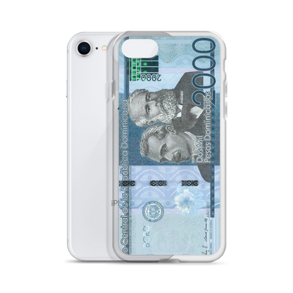 2000 Dominican Pesos iPhone Case  - 2020 - DominicanGirlfriend.com - Frases Dominicanas - República Dominicana Lifestyle Graphic T-Shirts Streetwear & Accessories - New York - Bronx - Washington Heights - Miami - Florida - Boca Chica - USA - Dominican Clothing