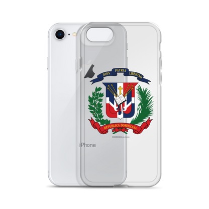 Escudo de la República Dominicana iPhone Case  - 2020 - DominicanGirlfriend.com - Frases Dominicanas - República Dominicana Lifestyle Graphic T-Shirts Streetwear & Accessories - New York - Bronx - Washington Heights - Miami - Florida - Boca Chica - USA - Dominican Clothing