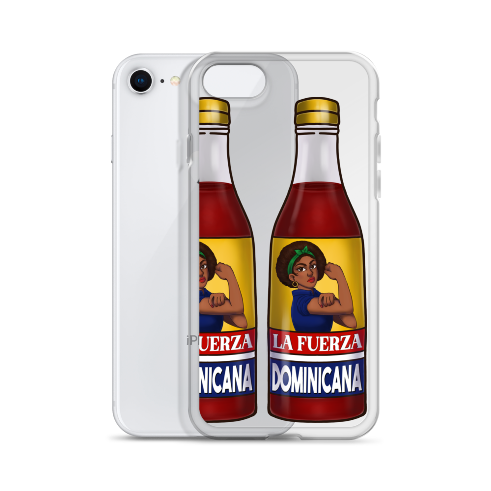La Fuerza Dominicana iPhone Case  - 2020 - DominicanGirlfriend.com - Frases Dominicanas - República Dominicana Lifestyle Graphic T-Shirts Streetwear & Accessories - New York - Bronx - Washington Heights - Miami - Florida - Boca Chica - USA - Dominican Clothing