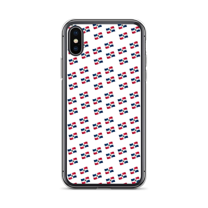 All-Over Emoji República Dominicana Flag iPhone Case  - 2020 - DominicanGirlfriend.com - Frases Dominicanas - República Dominicana Lifestyle Graphic T-Shirts Streetwear & Accessories - New York - Bronx - Washington Heights - Miami - Florida - Boca Chica - USA - Dominican Clothing