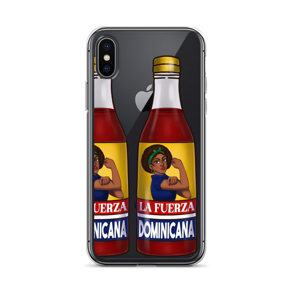 La Fuerza Dominicana iPhone Case  - 2020 - DominicanGirlfriend.com - Frases Dominicanas - República Dominicana Lifestyle Graphic T-Shirts Streetwear & Accessories - New York - Bronx - Washington Heights - Miami - Florida - Boca Chica - USA - Dominican Clothing