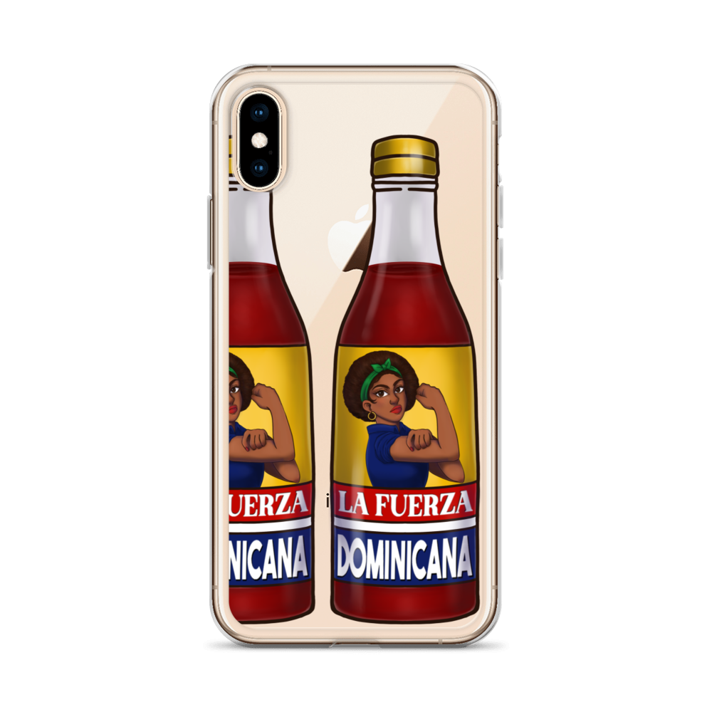 La Fuerza Dominicana iPhone Case  - 2020 - DominicanGirlfriend.com - Frases Dominicanas - República Dominicana Lifestyle Graphic T-Shirts Streetwear & Accessories - New York - Bronx - Washington Heights - Miami - Florida - Boca Chica - USA - Dominican Clothing
