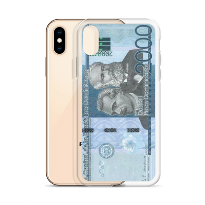 2000 Dominican Pesos iPhone Case  - 2020 - DominicanGirlfriend.com - Frases Dominicanas - República Dominicana Lifestyle Graphic T-Shirts Streetwear & Accessories - New York - Bronx - Washington Heights - Miami - Florida - Boca Chica - USA - Dominican Clothing