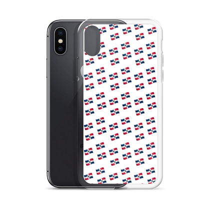 All-Over Emoji República Dominicana Flag iPhone Case  - 2020 - DominicanGirlfriend.com - Frases Dominicanas - República Dominicana Lifestyle Graphic T-Shirts Streetwear & Accessories - New York - Bronx - Washington Heights - Miami - Florida - Boca Chica - USA - Dominican Clothing
