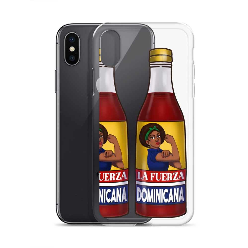 La Fuerza Dominicana iPhone Case  - 2020 - DominicanGirlfriend.com - Frases Dominicanas - República Dominicana Lifestyle Graphic T-Shirts Streetwear & Accessories - New York - Bronx - Washington Heights - Miami - Florida - Boca Chica - USA - Dominican Clothing