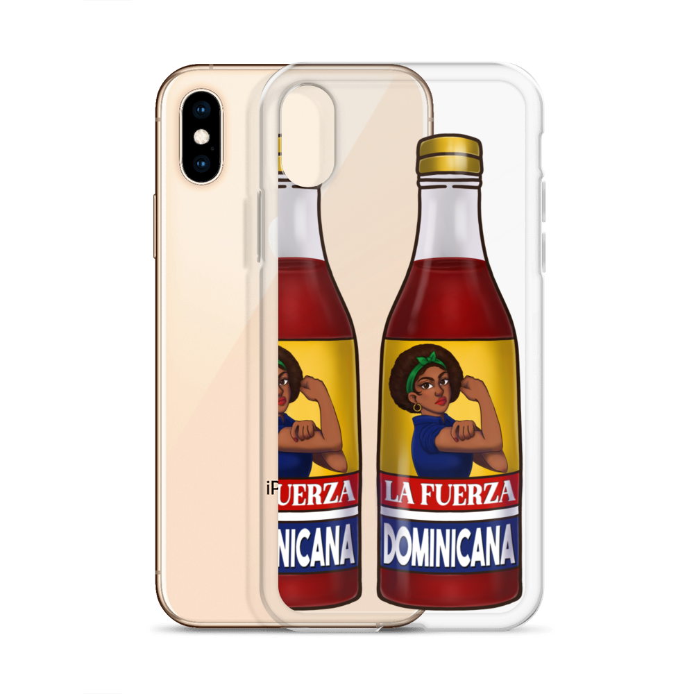 La Fuerza Dominicana iPhone Case  - 2020 - DominicanGirlfriend.com - Frases Dominicanas - República Dominicana Lifestyle Graphic T-Shirts Streetwear & Accessories - New York - Bronx - Washington Heights - Miami - Florida - Boca Chica - USA - Dominican Clothing