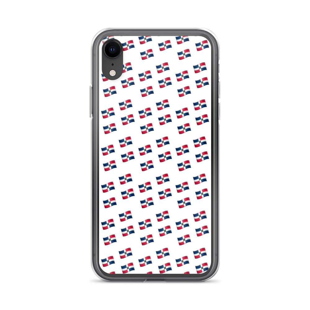 All-Over Emoji República Dominicana Flag iPhone Case  - 2020 - DominicanGirlfriend.com - Frases Dominicanas - República Dominicana Lifestyle Graphic T-Shirts Streetwear & Accessories - New York - Bronx - Washington Heights - Miami - Florida - Boca Chica - USA - Dominican Clothing