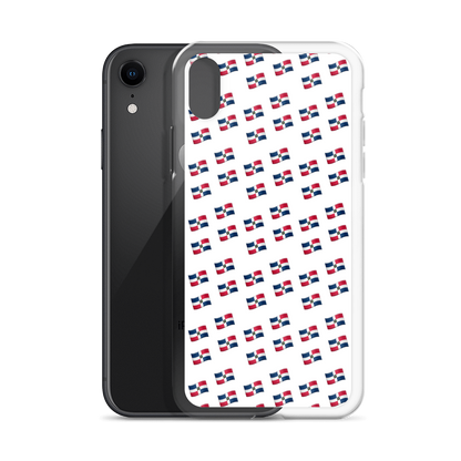 All-Over Emoji República Dominicana Flag iPhone Case  - 2020 - DominicanGirlfriend.com - Frases Dominicanas - República Dominicana Lifestyle Graphic T-Shirts Streetwear & Accessories - New York - Bronx - Washington Heights - Miami - Florida - Boca Chica - USA - Dominican Clothing
